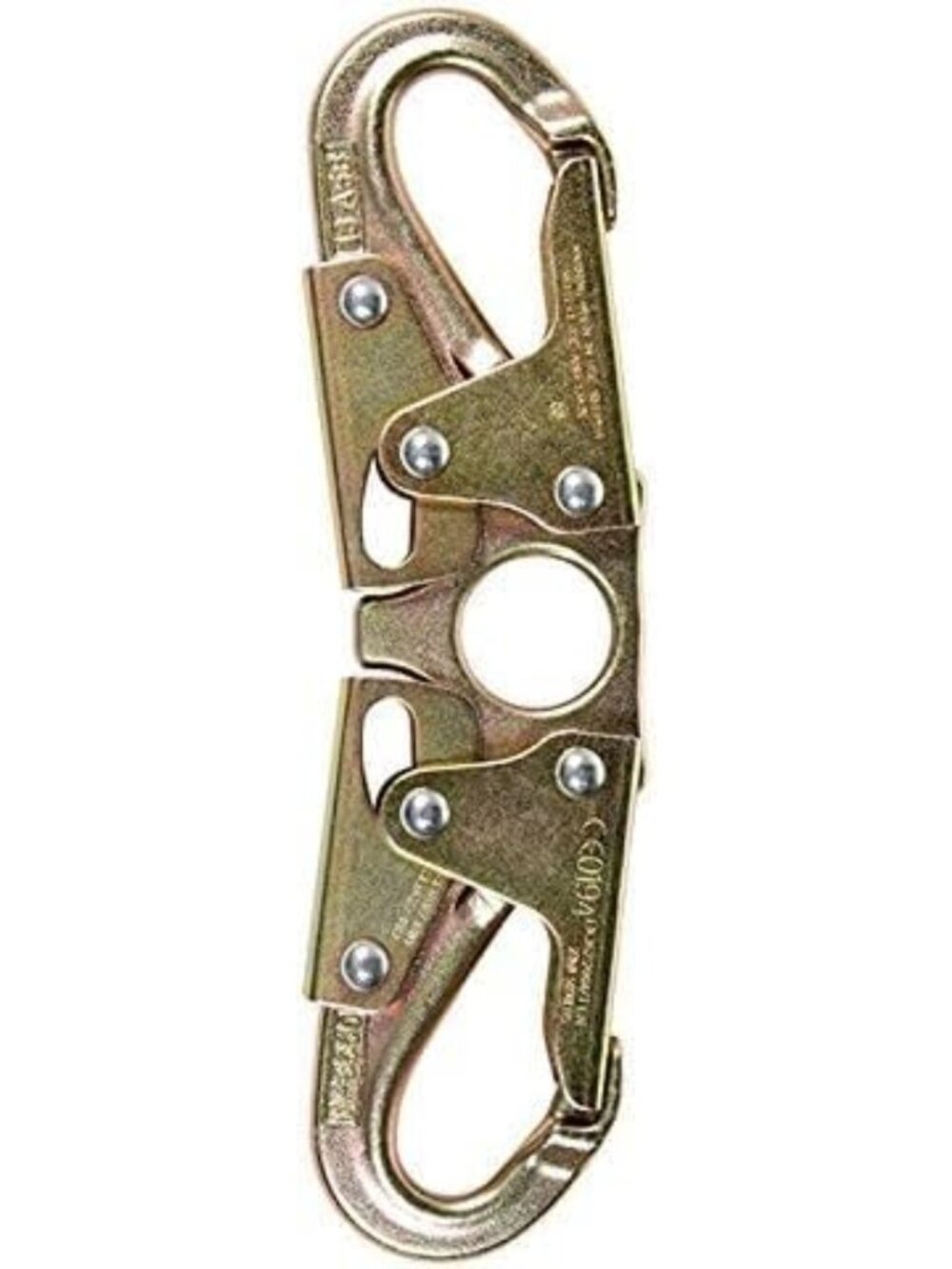 Heavy Duty Spreader Bar with Auto-Locking Double Snap Hook for Fall Protection